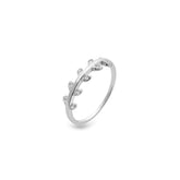 Autumn Silver Ring, White Rhodium, Premium Cubic Zirconia + Give Joy Gift