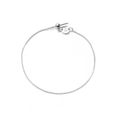 Silver Charms Bracelet, White Rhodium, Premium Cubic Zirconia + Give Magic Gift