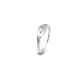 Essence Ring, White Rhodium, Natural White Topaz + Give Magic Gift