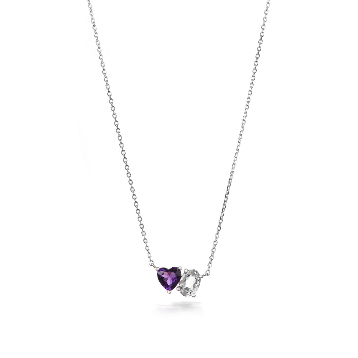 Double Cut Heart Necklace + Give Love Gift