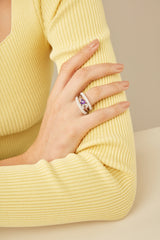 Double Cut Heart Ring + Give Joy Gift