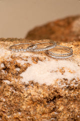 Pavé & Texture Ring + Give Magic Gift