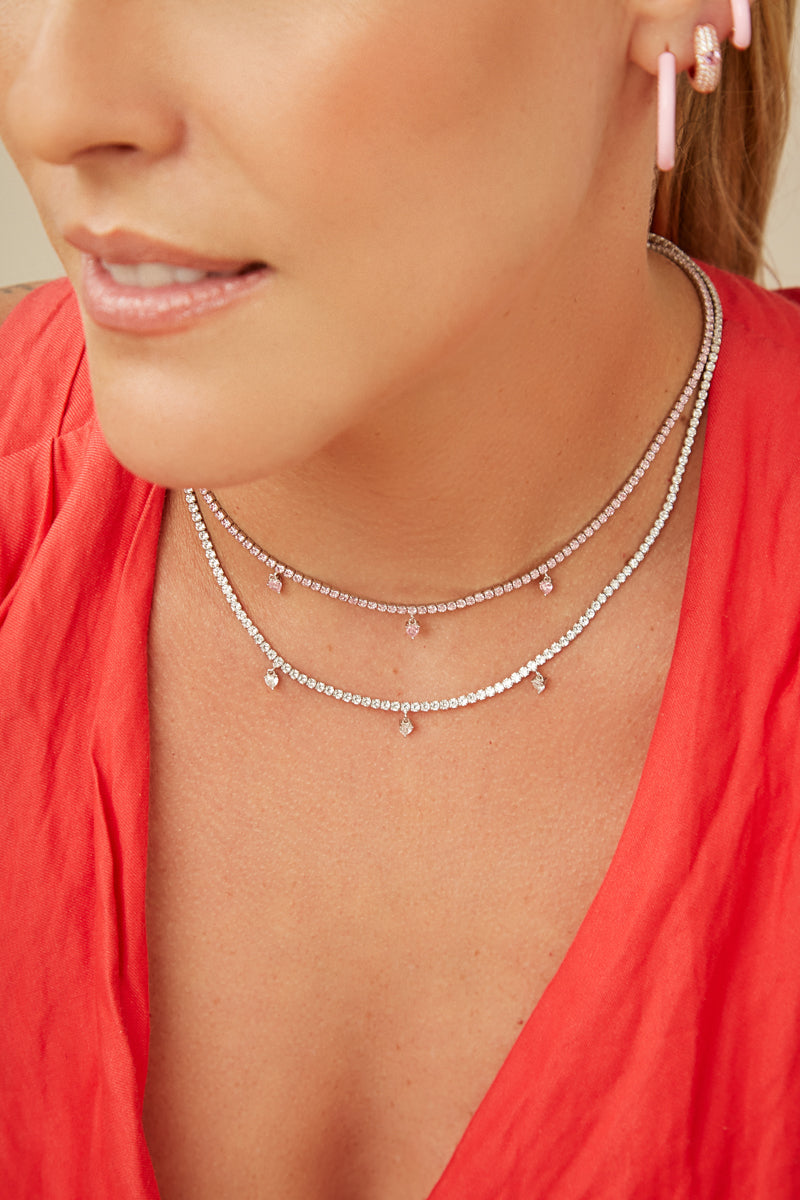 Woman wearing jewelry