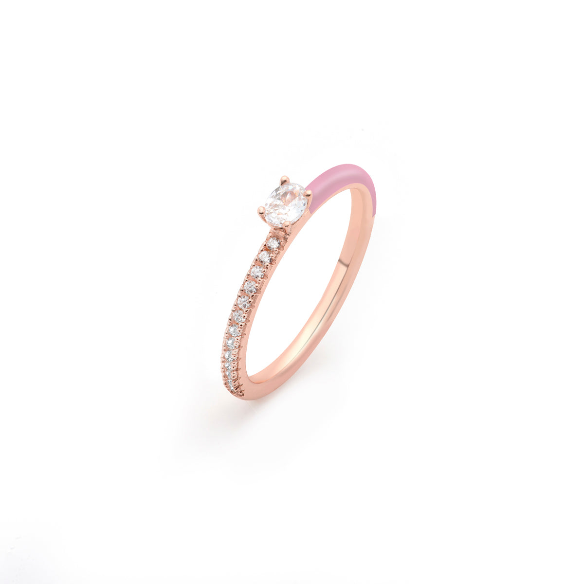 Tiny Joy Oval Ring +  Give Fun Gift