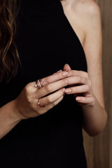 Tiny Joy Marquise Ring + Give Love Gift